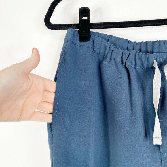 Figs Men's Blue Drawstring Pants - Picture 3 of 10